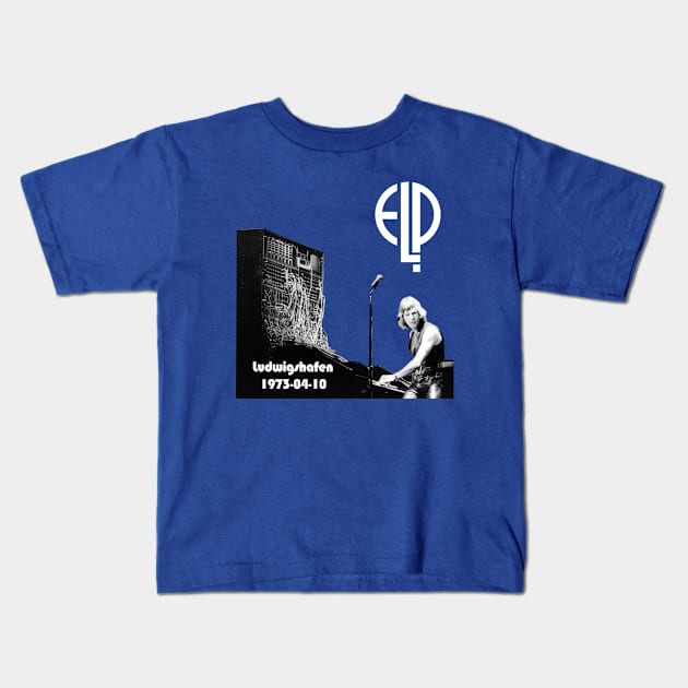 Superstar Emerson Lake And Palmer Band Kids T-Shirt by Smithys